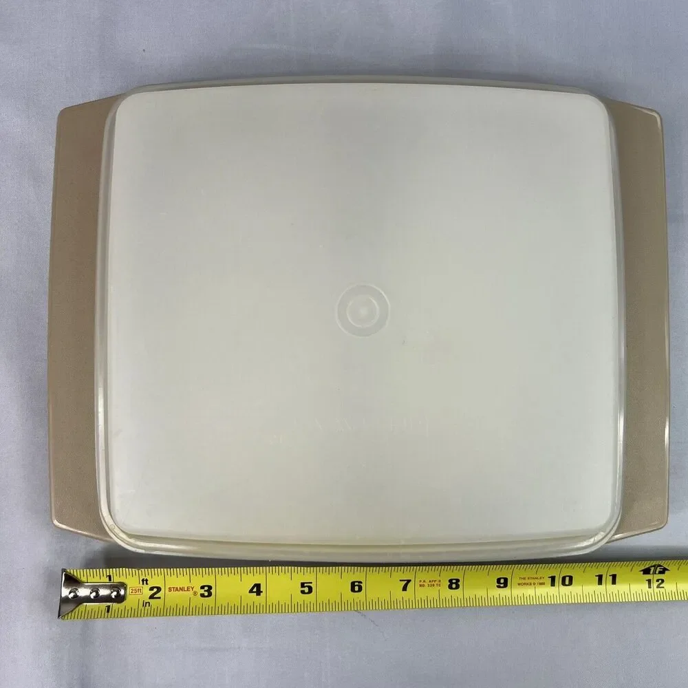 Vintage Original Tupperware Deviled Egg Carrier / Holder - Harvest Gold - Picture 9 of 10